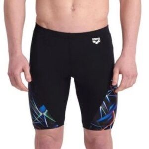 NWT Arena men’s black-multicolored jammer